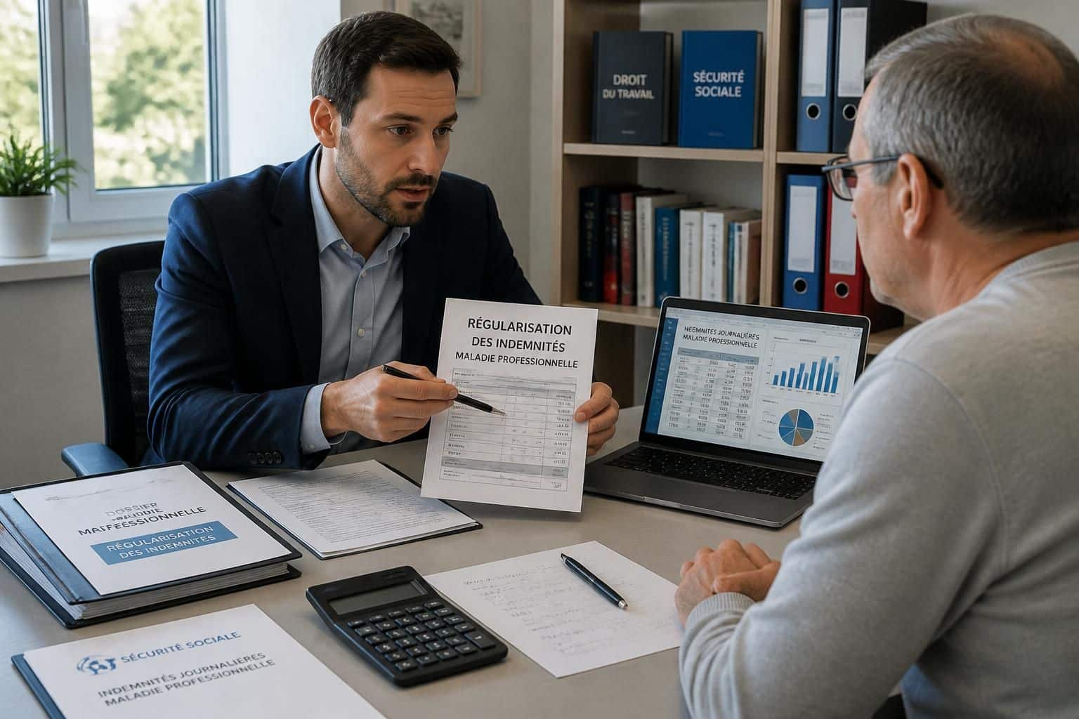 découvrez comment calculer et effectuer les démarches pour la régularisation des indemnités en cas de maladie professionnelle, afin de garantir vos droits et une prise en charge optimale.
