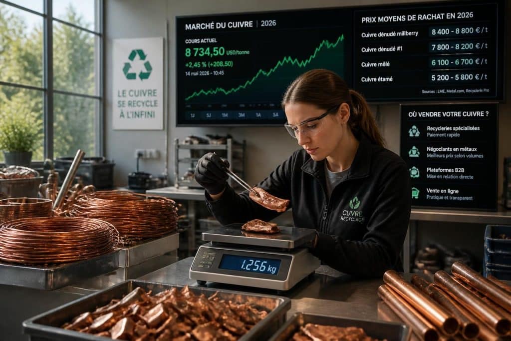 découvrez où revendre votre cuivre en 2026 et obtenez les meilleurs prix du marché grâce à nos conseils pratiques et à jour.